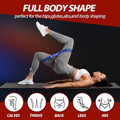 Resistance Bands for Pull Up Assist, Stretch Bands & Exercise Workout Set - color: 15-125LBS COLOR+Mini Bands