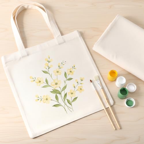 3 Yards 100% Cotton Canvas Fabric by The Yard, 63'' Wide (7oz) Natural Cotton Duck Canvas Fabric for Sewing Arts & Crafts, Backings, Covers