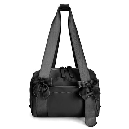 FASTFAIRY Small Gym Shoulder Bag For Women: Black Purse Handbags - Millennials Gen Z Fitness Enthusiasts - color: Black