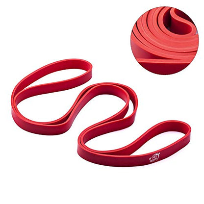 Fit Simplify Pull Up Assist Resistance Bands for Fitness, Physical Therapy, Stretching, Mobility and Exercise - color: Red