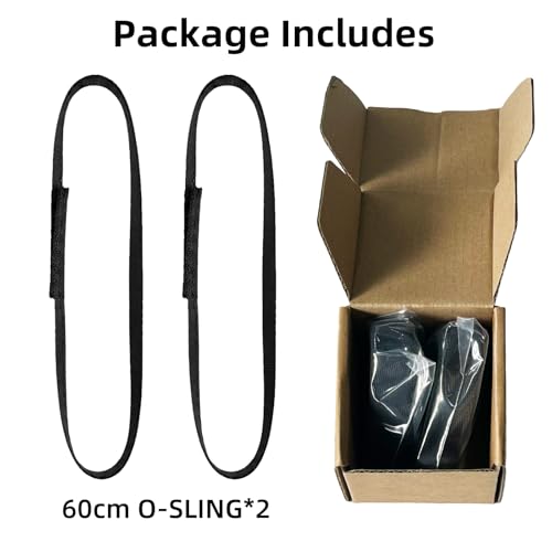 Aerial Yoga O Sling Straps, SGS Certified Trapeze Loop 2PCS - size: 60cm