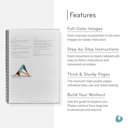 Balanced Body Mat Guide, Pilates Mat Guide for Workout Equipment, for Home Gym or Studio Use - size: Mat