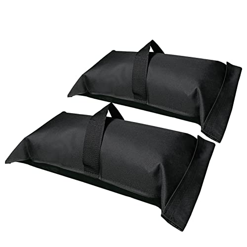 D&ONEHOS Umbrella Base Weight Fillable Sandbags, Sandbags for Weight(60LBS), Sandbag Weights for Patio Umbrella for Outdoor Garden，Set of 2，Black(Without Sand) - size: 60lbs(2 x 30lbs)