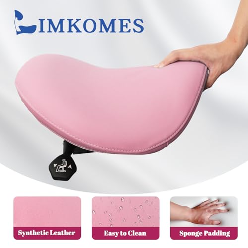 Ergonomic Saddle Chair,Heavy-Duty Rolling Stool with Wheels | 500lbs|Adjustable Height |360° swivel Silent PU casters|For Massage,Salon, barber ,tattoo,Spa ,Drafting,Clinic, Lab, Office - color: Pink