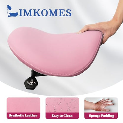 Ergonomic Saddle Chair,Heavy-Duty Rolling Stool with Wheels | 500lbs|Adjustable Height |360° swivel Silent PU casters|For Massage,Salon, barber ,tattoo,Spa ,Drafting,Clinic, Lab, Office - color: Pink