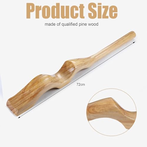 Silipull Ballet Foot Stretcher Set Dance Stretching Equipment Pine Dance Feet Arch Enhancer with Elastic Stretch Band 2 Pads Leg Strap Carry Bag for Dancers Gymnastics Yoga Flexibility Workout - color: Wood