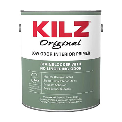 KILZ Original Low Odor Primer, Interior, 1 Gallon - size: 32 Ounce (Pack of 1)