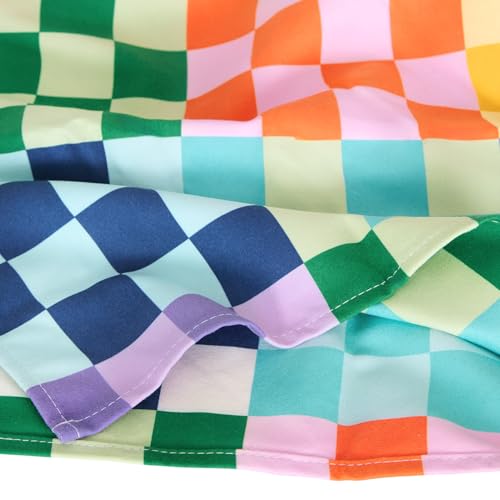 Dock & Bay Kid's Towel - for Beach Use - Quick Dry, Sand Free - Compact, Lightweight - 100% Recycled - Includes Bag - Check Me Out, Medium (130x70cm, 51x28) - color: Check Me Out, size: Medium (130x70cm, 51x27")