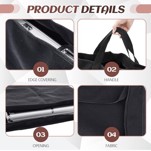 Abbylike Trade Show Display Case Carry Bag, Extra Large Bag for Sports Cards Trade Show Case Shipping(22 x 26 x 4 Inch) - size: 22 x 26 x 4 Inch