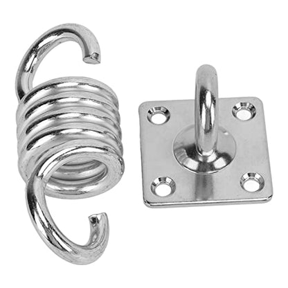 Hammock Chair Hanging Kit, Stainless Steel Ceiling Mount Set, 551LB Load Capacity Swing Hanging Chair for Yoga Sandbag Swing, Hanging Kit with Rotating Door Buckle