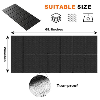 Stepwaver Walking Pad Treadmill Mat for Carpet, 68"x24"x0.2" - size: 68"L x 24"W x 0.3"Th