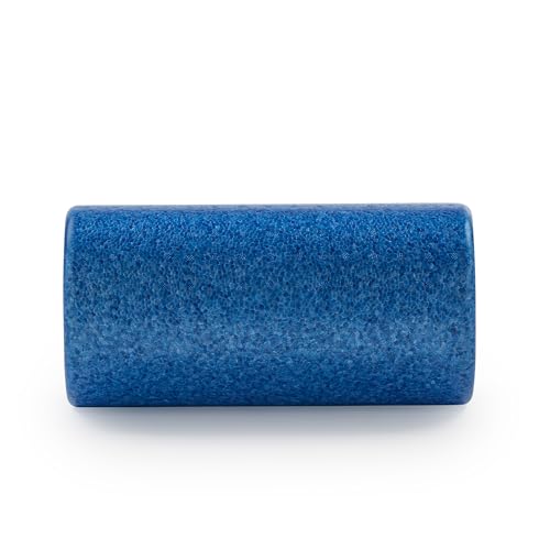 Sunny Health & Fitness 12" Blue High-Density Yoga Foam Roller | Muscle Relief, Physical Therapy, Post-Workout Recovery, Improved Flexibility, Home, Gym, Rehab Use, Full-Body Use - color: Blue, size: 12-Inch