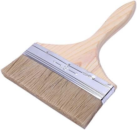 Flat Paint Brushes - 8 Inch Soft Bristle Oil Brush Set | Versatile Paddle Paint Brush for Smooth Strokes on Canvas, Wood & Walls | Ideal for DIY Home Painting, Art Projects & Professional Use