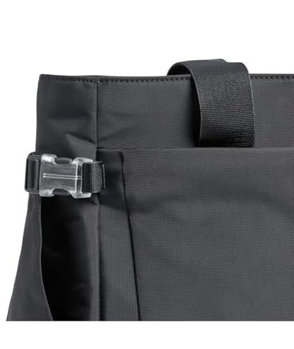 STANLEY Vitalize Tote| Gym, Work & Travel Bag with Laptop Sleeve | Expandable Bottom Compartment | Tumbler & Water Bottle Pockets | Durable Recycled Fabric | Black - color: Black, size: Tote
