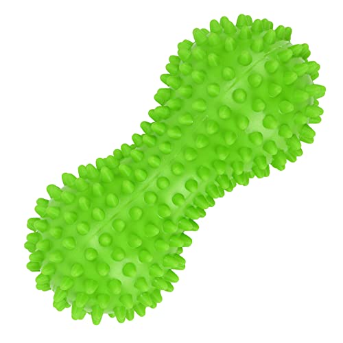PVC Peanut Massage Ball, Peanut Massage Roller, Spiky Massage Ball, Yoga Spike Ball for Muscle Hand Planta Pedis Relaxation (Green)