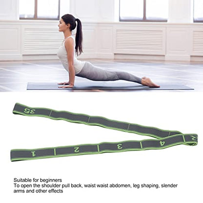 Changor Stretch Band, Elastic Exercise Band for Yoga, Fitness, Workout, Flexibility Training, 104cm Cotton Polyester Blend Strap for Home Gym