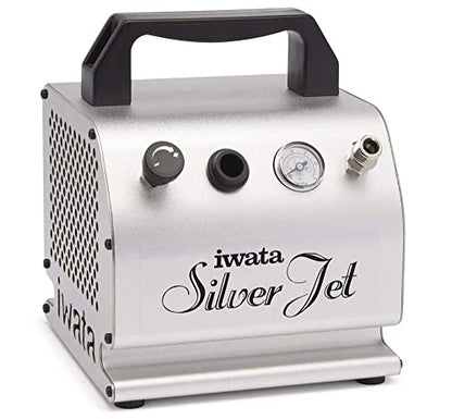 Iwata-Medea Studio Series Silver Jet Single Piston Air Compressor