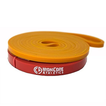 Pull Up Assistance Bands - Commercial Gym Quality 41" Loop Exercise Pull-Up Bands - 4 Different Resistance Levels to Choose from - color: 2 Pack Orange/Red - 5-35 lb