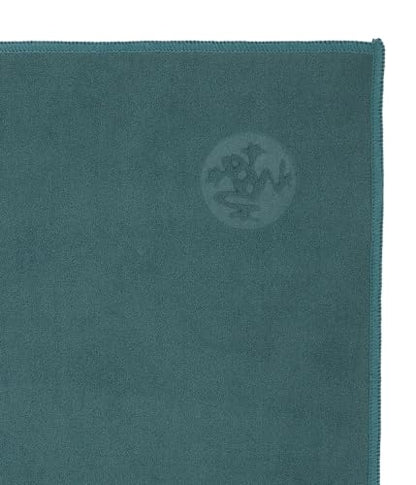 Manduka eQua Hot Yoga Mat Towel - 71" | Rapid Moisture Activated Grip | Ultra Soft Microfiber | Quick Dry | Lightweight, Travel Friendly Mat Layer | 71 x 24 inches | Sage Solid - color: Sage Solid, size: 71" x 24"