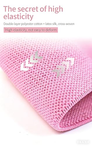 Non-Slip Fabric Resistance Bands Set, 3 Levels for Men & Women