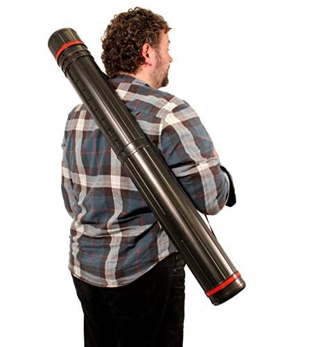 VViViD Black Telescoping Length Drafting & Portfolio Tube (25-41") - size: 31-49"