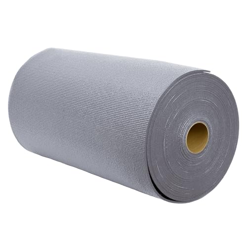 Voyage 5mm Thick Yoga Mat Roll, 50ft x 24in - color: Cool Gray