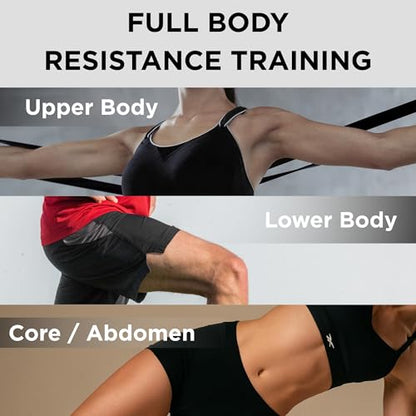 THERABAND Resistance Bands Set, Elastic Bands for Exercise & Physical Therapy, Strength Training for Upper & Lower Body Fitness - size: Beginner Set – 3 Pack, style: Latex