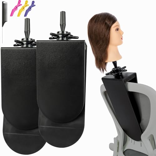 Mannequin Clamp Stand for Chair for Hairdresser Styling with Clamp stand (2 Pack) - color: 2 Pack