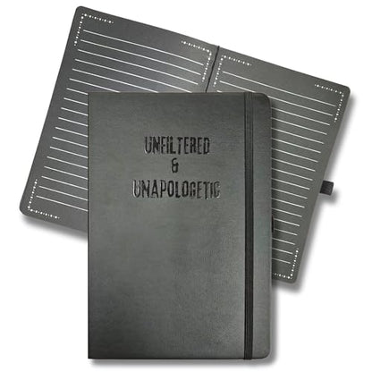 Julia's Journals Black Paper Journal for Writing or Sketch - 200 Pages (100 Sheets) - 100 GSM - A5 Note Book