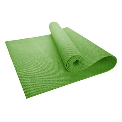 Bulk Yoga Mats, 10 Pack, 4mm Thick, 68x24in | Bulk Non Slip Exercise Mats for Workout, Stretching, Fitness - Wholesale Non Toxic Gym Mats for Home, Schools and Studios - color: Green