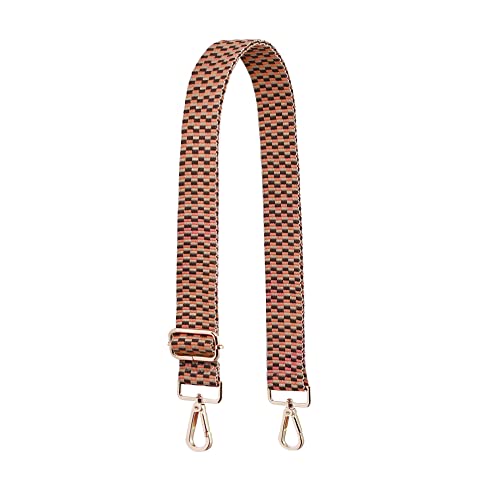 S-Jacorry Purse Strap Replacement Crossbody Wide Shoulder Strap Adjustable Canvas Straps Handbag Strap Replacement Belts - color: Gold Buckel-935