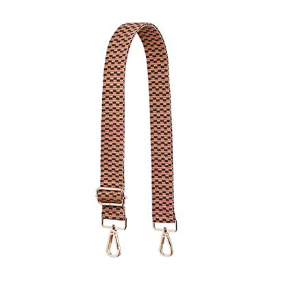 S-Jacorry Purse Strap Replacement Crossbody Wide Shoulder Strap Adjustable Canvas Straps Handbag Strap Replacement Belts - color: Gold Buckel-935