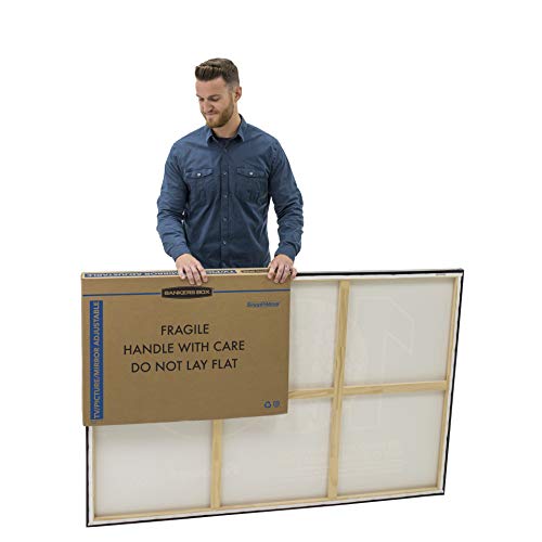 Bankers Box 3-Pack Adjustable TV/Picture/Mirror Moving Boxes | Protect TVs, mirrors, and framed art with rigid moving boxes sized for flat, fragile items. - style: Adjustable