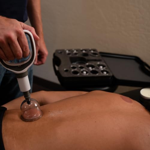 Myofascial Releaser Cupping Set Massager, Cupping Kit for Massage Therapy | 18 Medical-Grade Massage Cups, 2 Hand Pumps and Cupping Booklet, Ventosas Para Masaje Muscular, Suction Cups For Body Therapy