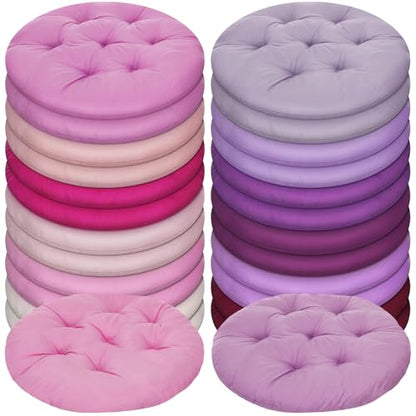 Tinideya 24 Pcs Floor Cushions Classroom,Medium 15.7 Inch,Pink-Purple - color: Pink-purple, size: Medium 15.7 Inch