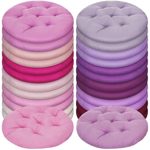 Tinideya 24 Pcs Floor Cushions Classroom,Medium 15.7 Inch,Pink-Purple - color: Pink-purple, size: Medium 15.7 Inch