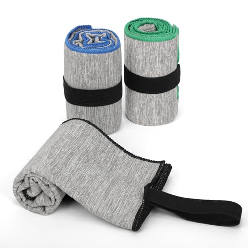 3 Pack Microfiber Gym Towel Fast Drying Men Women Workout Gear for Body Sweat Sports Exercise Fitness Tennis Running Riding Hiking Camping Yoga Jogging Fishing Working Out Towel - color: 3pcs