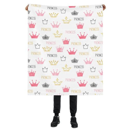 Pink Crown Blanket,Cute Soft Lightweight Throw Blanket for Sofa Couch Bed Room 50x60 inch - color: Crown