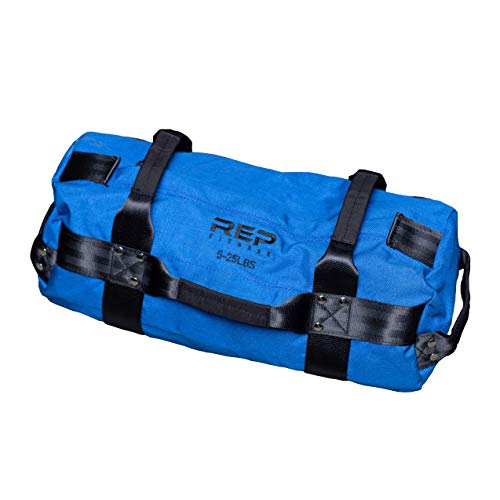 REP Fitness Adjustable Sandbag 1000D Cordura 5-200 Lbs 7 Reinforced Handles Water-Resistant Quick-Dry Small XL Functional Strongman Training Workout Cross-Fit Weighted Bag Exercise Gym Heavy - color: Small-Blue