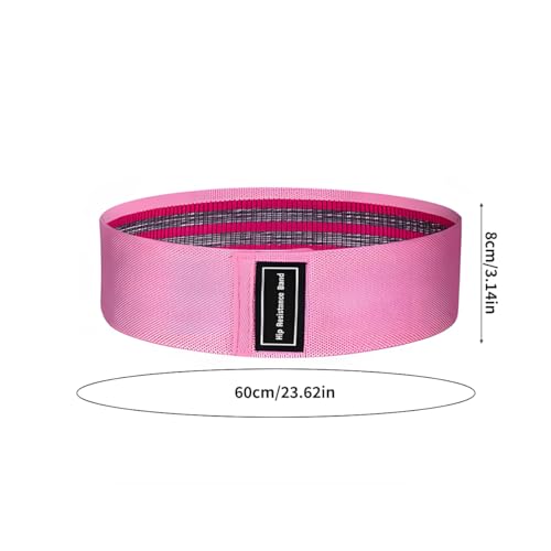 Fabric Resistance Bands for Legs and Butt, Non-Slip Booty Bands for Gym Yoga Squat, Glute Exercise Loops with Carry Bag - color: 3Pcs