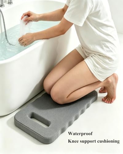 YWSHF 2 PCS Garden Kneeling Pad,Knee Mat Waterproof Foam Knee Pads for Gardening,Cleaning,Baby Bath,Yoga,Praying and Exercise 15.745'' x 7.09'' x 0.79'' Grey - color: Gray