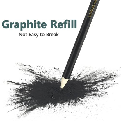 Luwans Drawing Pencils Set of 14 (B - 12B) Sketch Pencils for Drawing - Art Pencils for Shading, Sketching & Doodling | Professional Graphite Pencil for Artists & Beginners