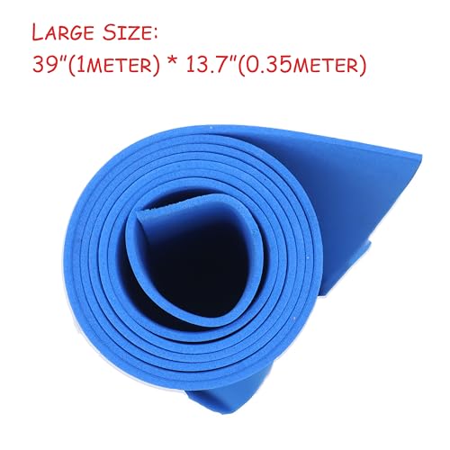 OISAKLD Blue EVA Foam 2mm-10mm 13.7"×39" Craft Foam Sheet 74 kg/m³ Foam Cosplay for Craft Model Cosplay 2mm - color: Blue, size: 2mm -Thickness