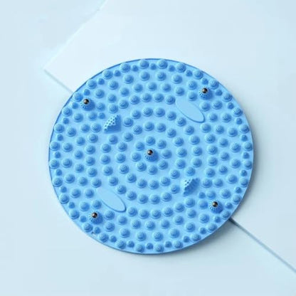 Toomett Acupressure Foot Massage Pad, Thick Round Foot Mat for Pain Relief, Acupressure Mat for Feet Relaxation, Pressure Point Pad for Foot Pain Relief, Home Gym