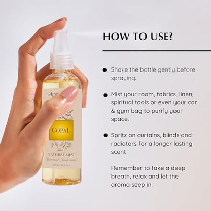 Copal Natural Resin Air Freshener Spray, 100ml, Aromafume - color: Copal