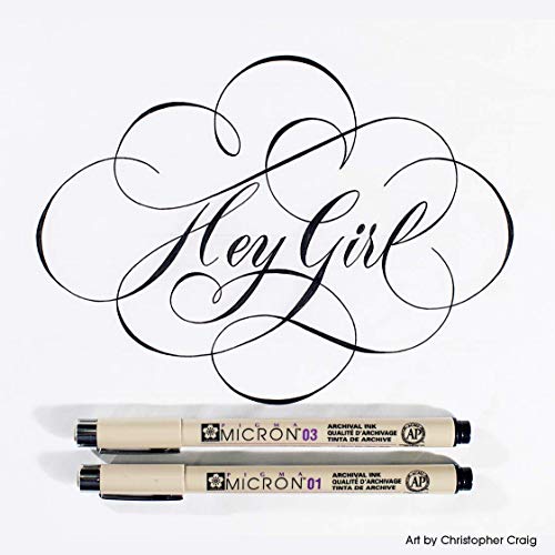 SAKURA Pigma Micron Pens (Set Of 3),Black