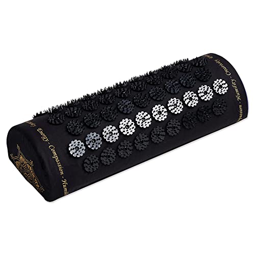 ShaktiMat Acupressure Pillow, Neck & Shoulder Relief, Level 2 Black - color: Black, size: 1 Count (Pack of 1)