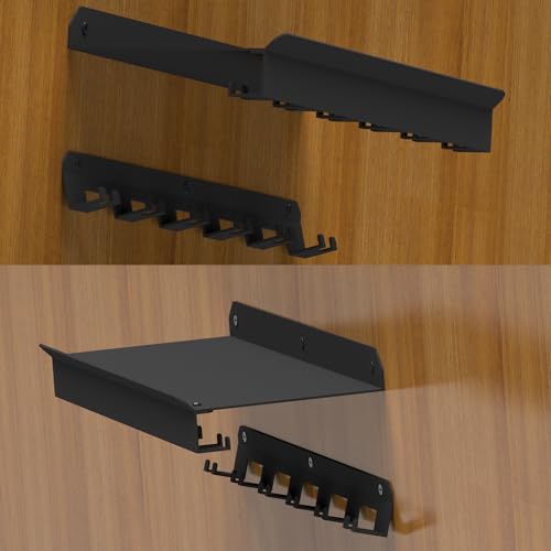 24 Inch Metal Floating Shelf Compatible with Tonal Accessories, Black