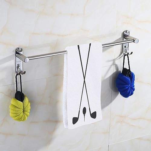 Pehede Golf Hand Towel for Bathroom Club Icon Ball Black Golf Club and Ball Decorative Bath Towels Soft Absorbent Kitchen Hand Towels for Home Kitchen Bathroom Decor 15x30 in - color: Golf