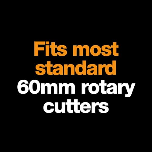 Fiskars 60mm Titanium Rotary Cutter Blade Replacements for Fabric, 2-Pack | For Thick Fabric, Premium Steel w/ Titanium Coating for Durability, Precision Cutting for Crafts, Sewing & Quilting Projects - size: 60mm, style: 2 Pack - Titanium